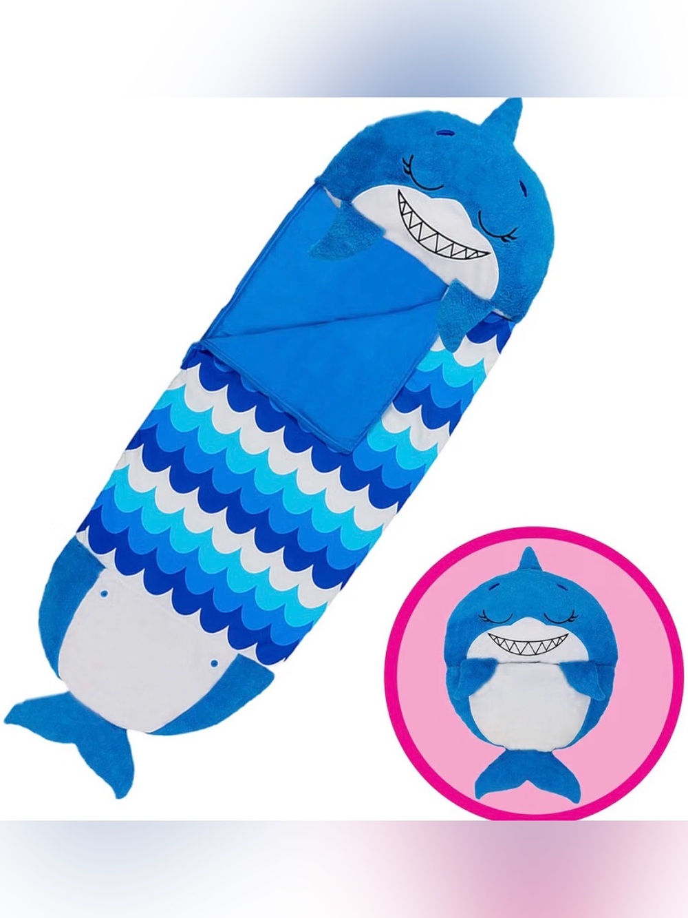 Happy Nappers Pillow & Sleepy Sack- Comfy, Cozy, Compact, Super Soft, Warm